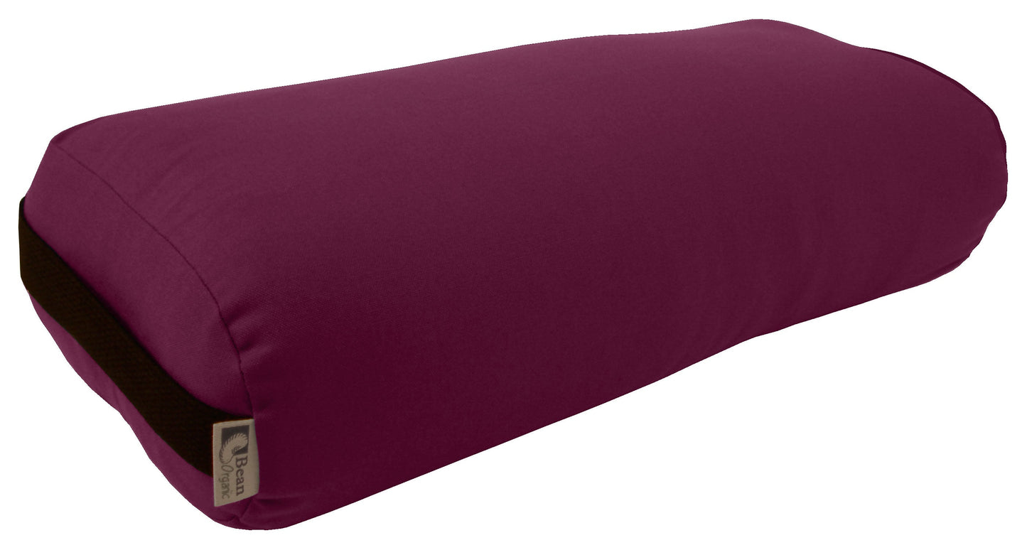 Premium Organic Cotton Yoga Bolster - Round, Rectangle, Pranayama