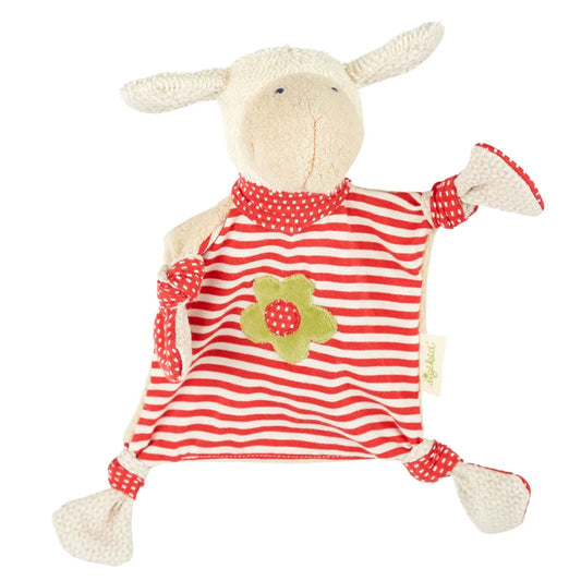 sigikid Organic Cotton Sheep Lovey Blankie with Organic Lambswool