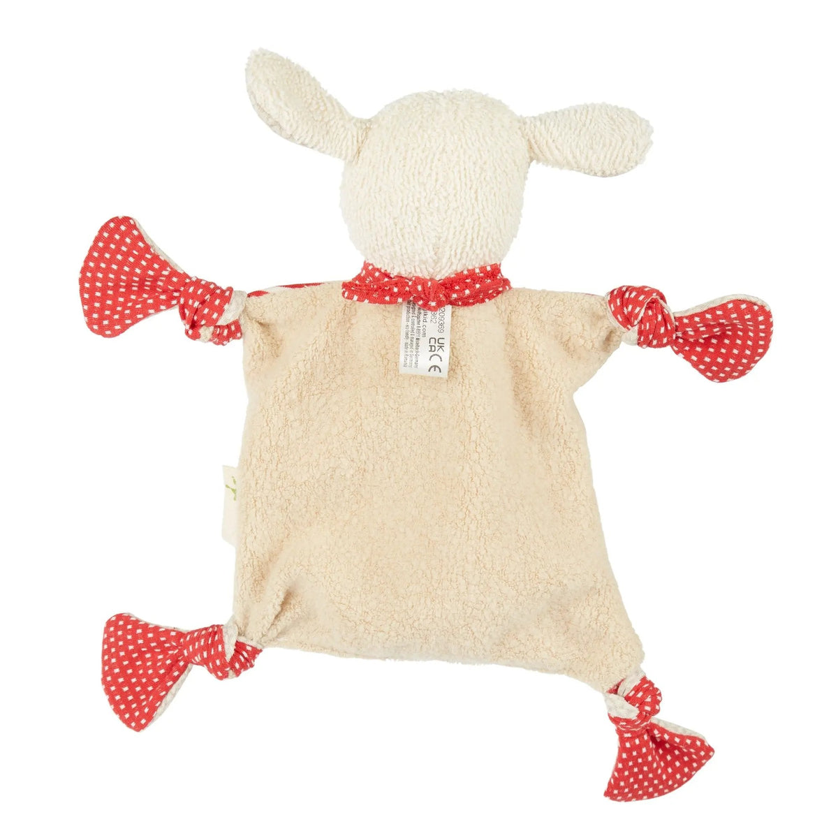 sigikid Organic Cotton Sheep Lovey Blankie with Organic Lambswool
