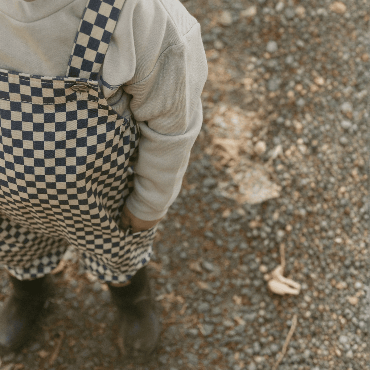 Organic Cotton Twill Overalls for Babies & Toddlers – Midnight Check