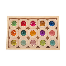 Load image into Gallery viewer, 15 Pcs Bitcoin Pastel/Macaron Window Blocks Set with Storage Tray

