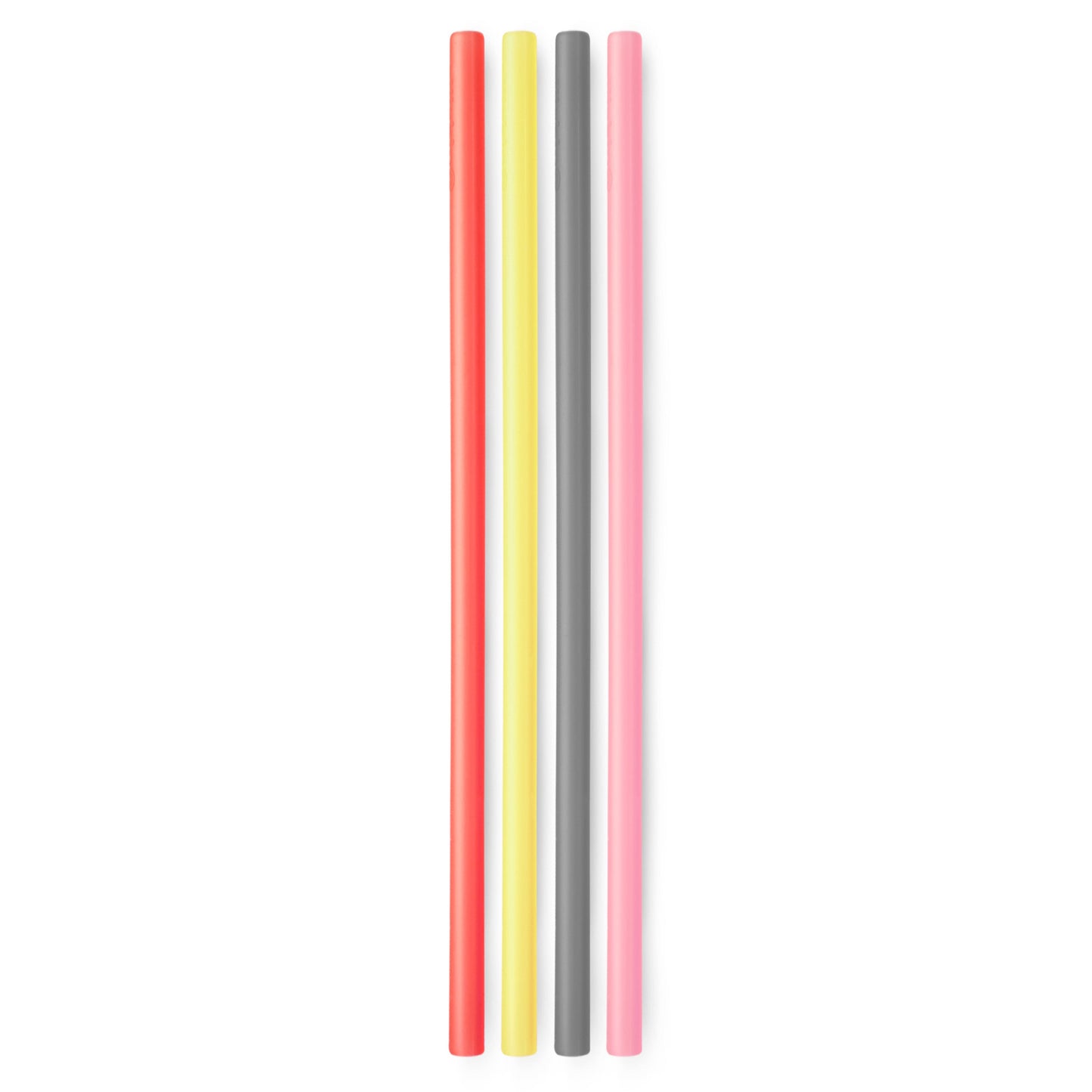 Extra-Long Reusable Silicone Straws, 4pk and 12pk