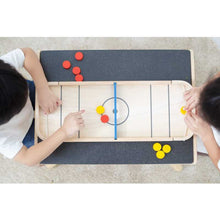 Load image into Gallery viewer, PlanToys Eco-Friendly Wooden Kids&#39; 2-In-1 Shuffleboard Game
