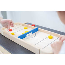 Load image into Gallery viewer, PlanToys Eco-Friendly Wooden Kids&#39; 2-In-1 Shuffleboard Game
