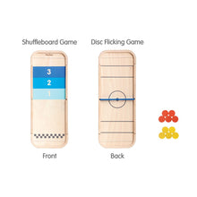 Load image into Gallery viewer, PlanToys Eco-Friendly Wooden Kids&#39; 2-In-1 Shuffleboard Game
