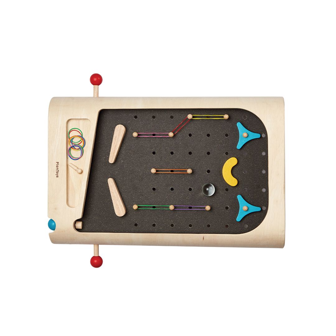 PlanToys Sustainable Wooden Pinball Game