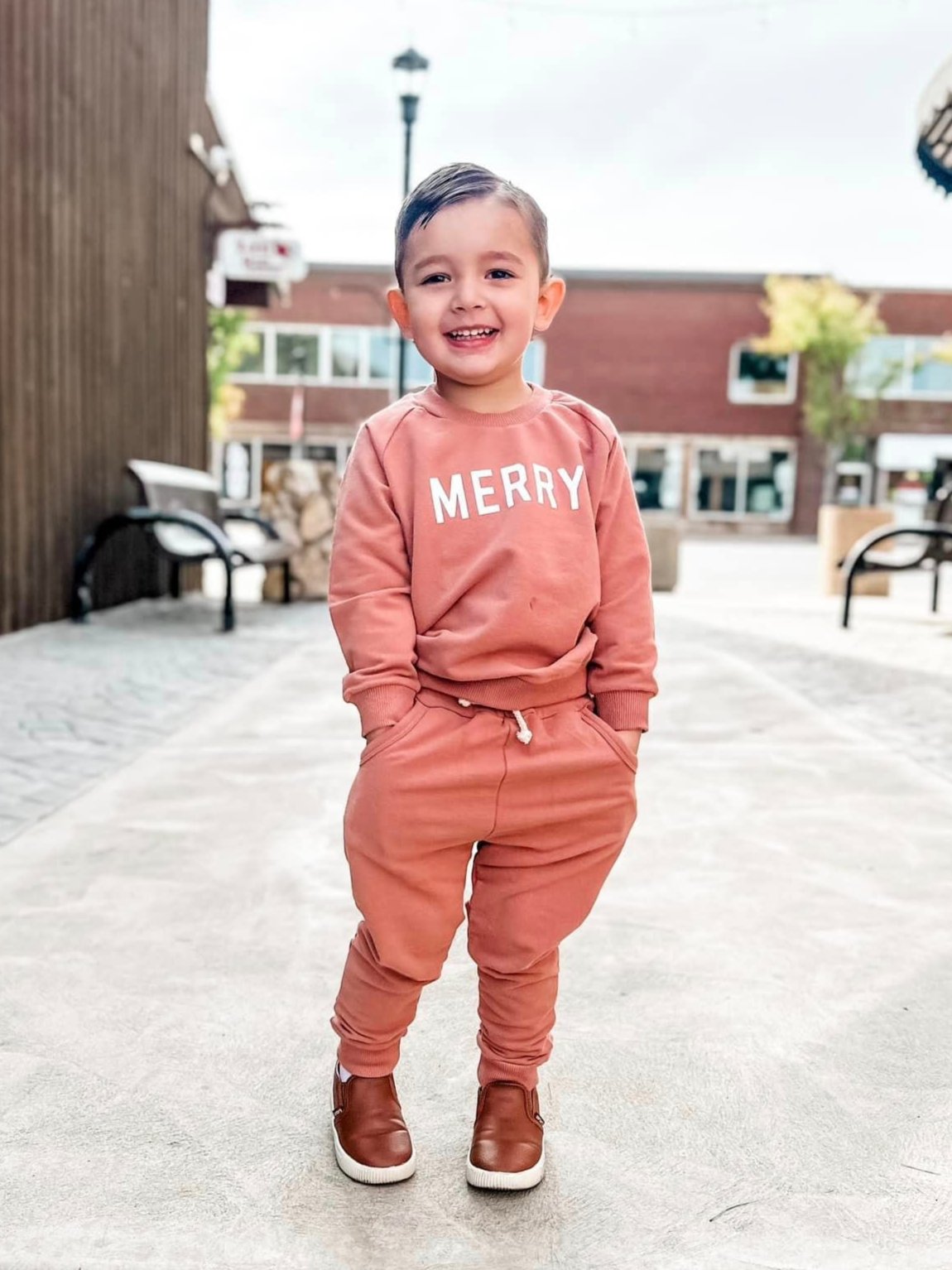 Merry Organic Cotton 2pc Jogger Set