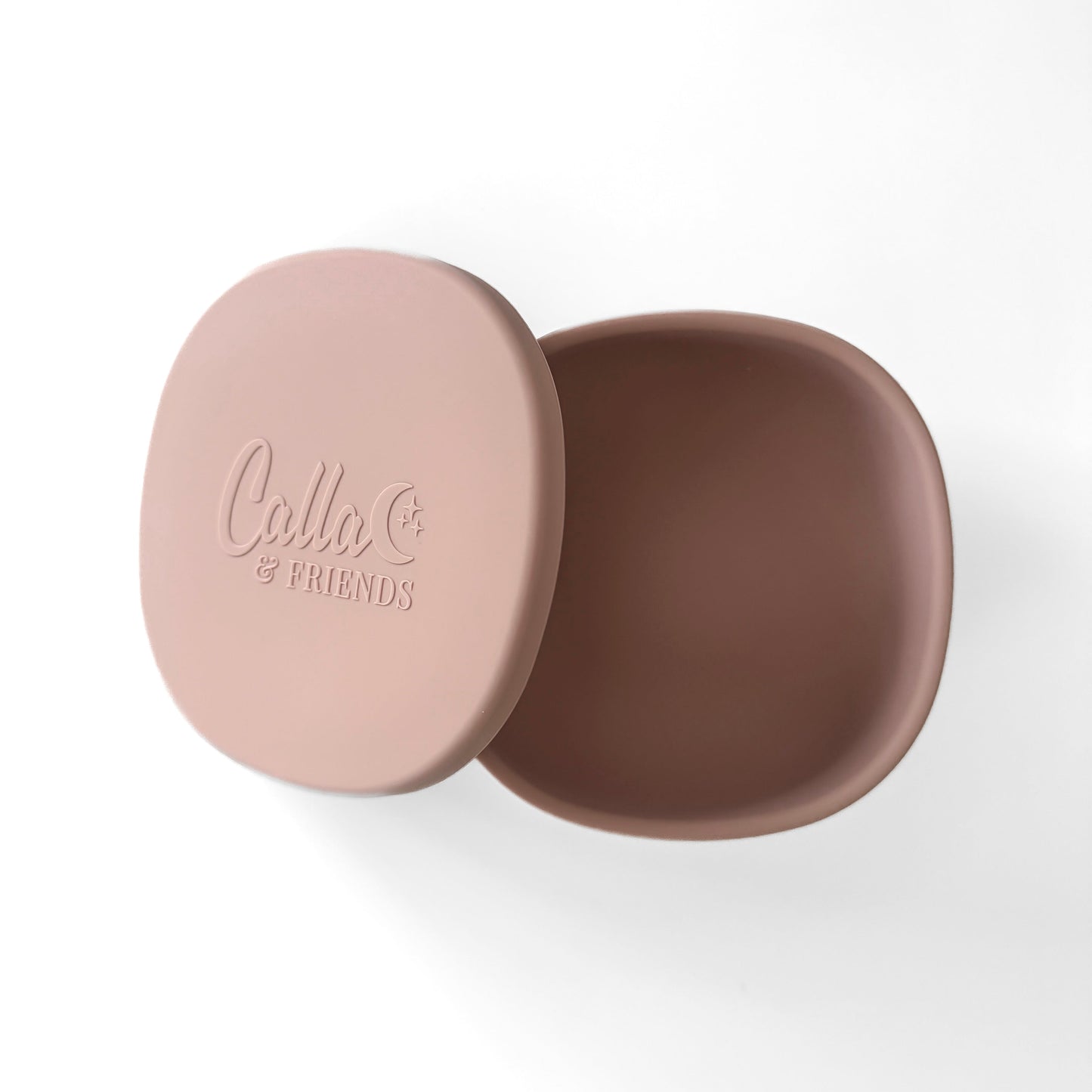 Calla and Friends Boston Bowl | 100% Food-Grade Silicone Suction Bowl with Lid | BPA-Free Toddler Bowl