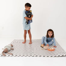 Load image into Gallery viewer, Checker Pepper Vegan Leather Mat
