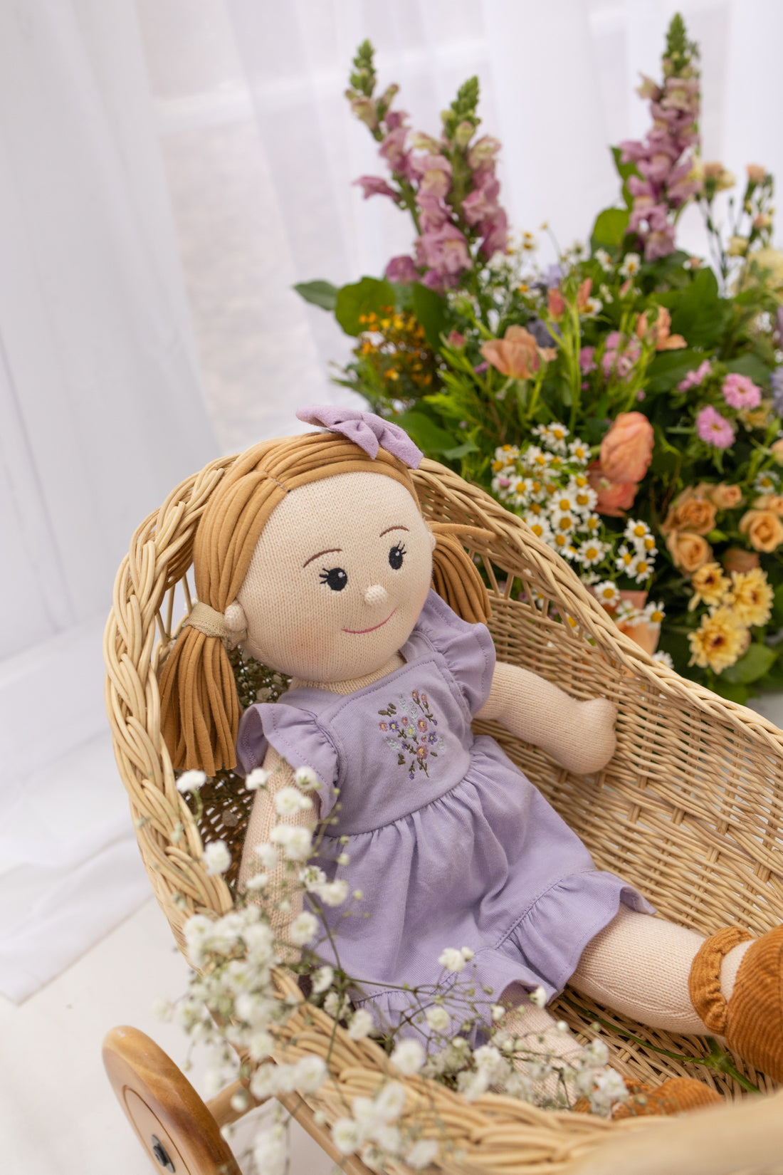 sustainable doll amelia by poppie toys