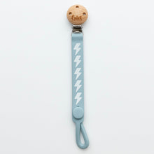 Load image into Gallery viewer, Calla and Friends Silicone Non-Toxic Nash Everything Pacifier Clip - Bolt
