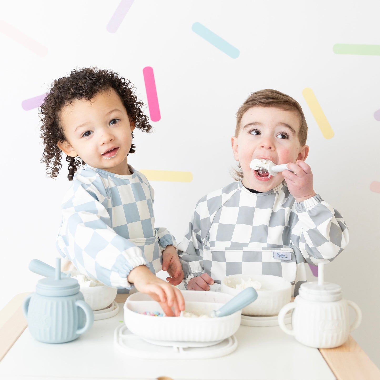 Calla and Friends Boston Bowl | 100% Food-Grade Silicone Suction Bowl with Lid | BPA-Free Toddler Bowl