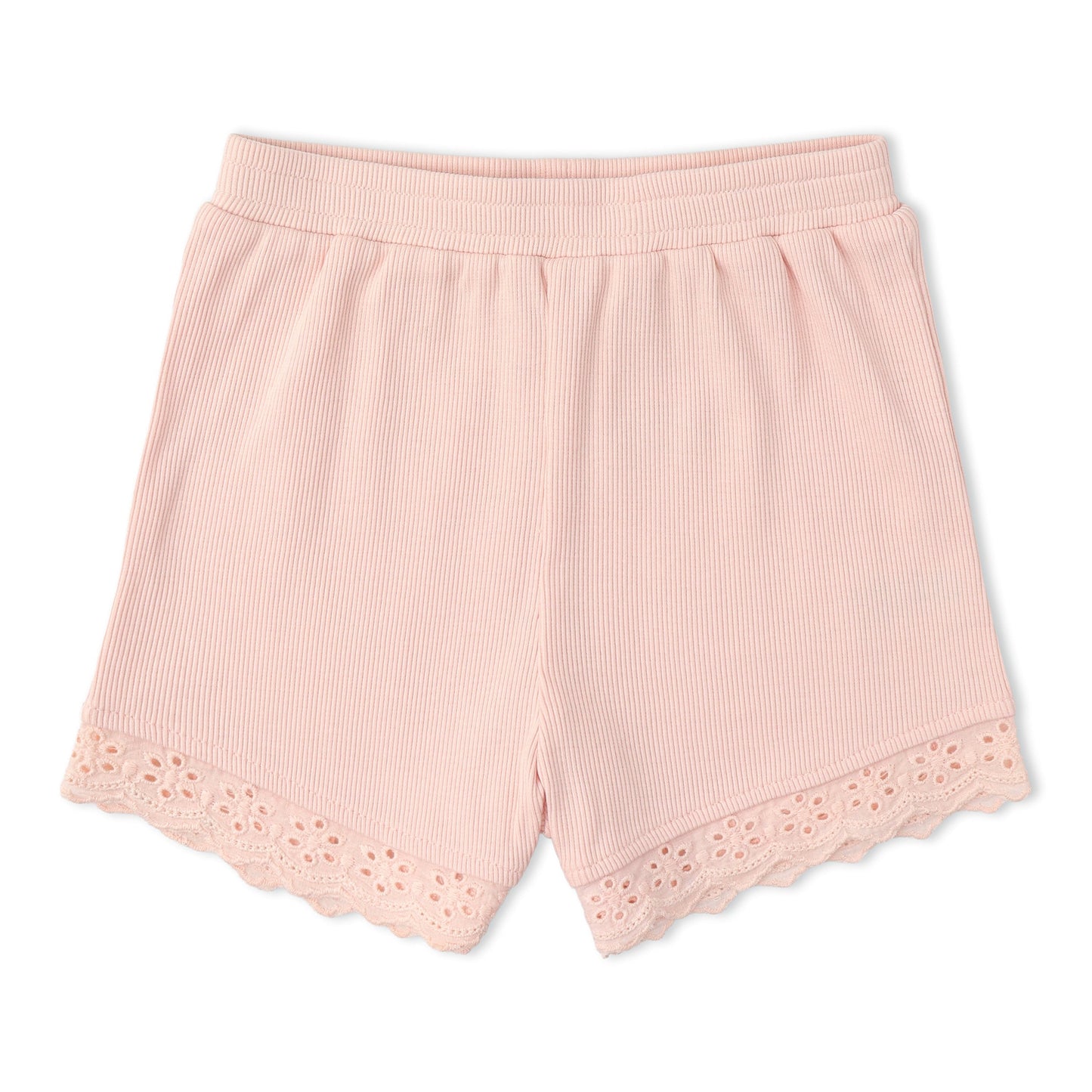 Organic Ruffle Top & Shorts Set - Blush