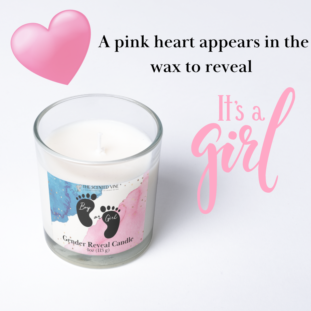 Gender Reveal Candle
