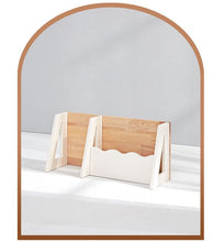 Load image into Gallery viewer, Calla D Desk Bookshelf - Compact Hardwood Organizer for Clutter
