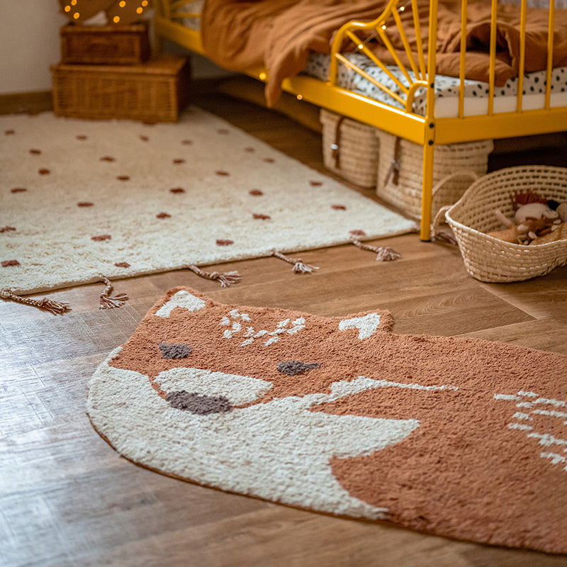Little Wolf Cotton Kids' Rug