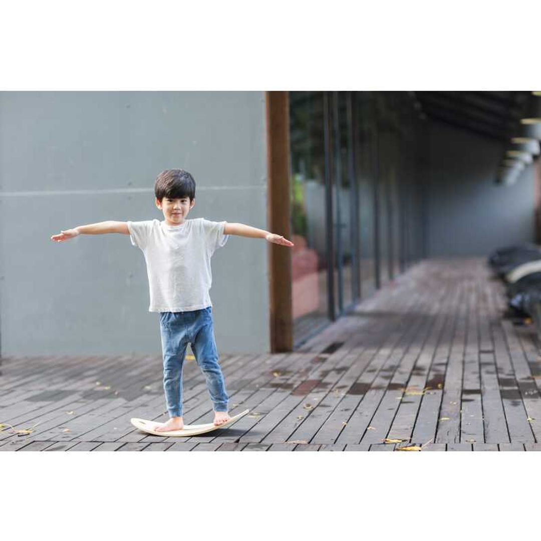 PlanToys Eco-Friendly Wooden Kids' Balance Board