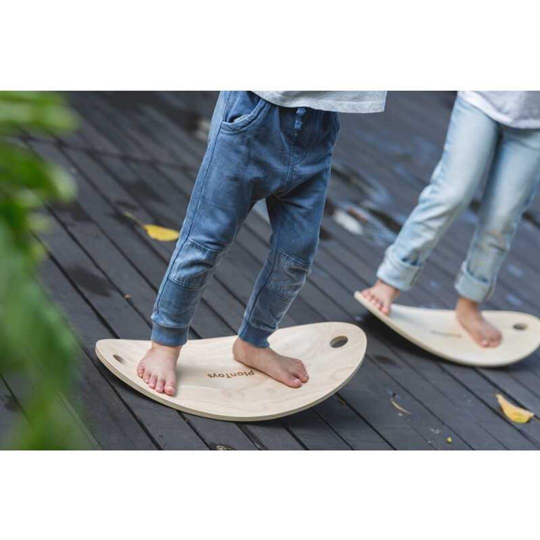 PlanToys Eco-Friendly Wooden Kids' Balance Board