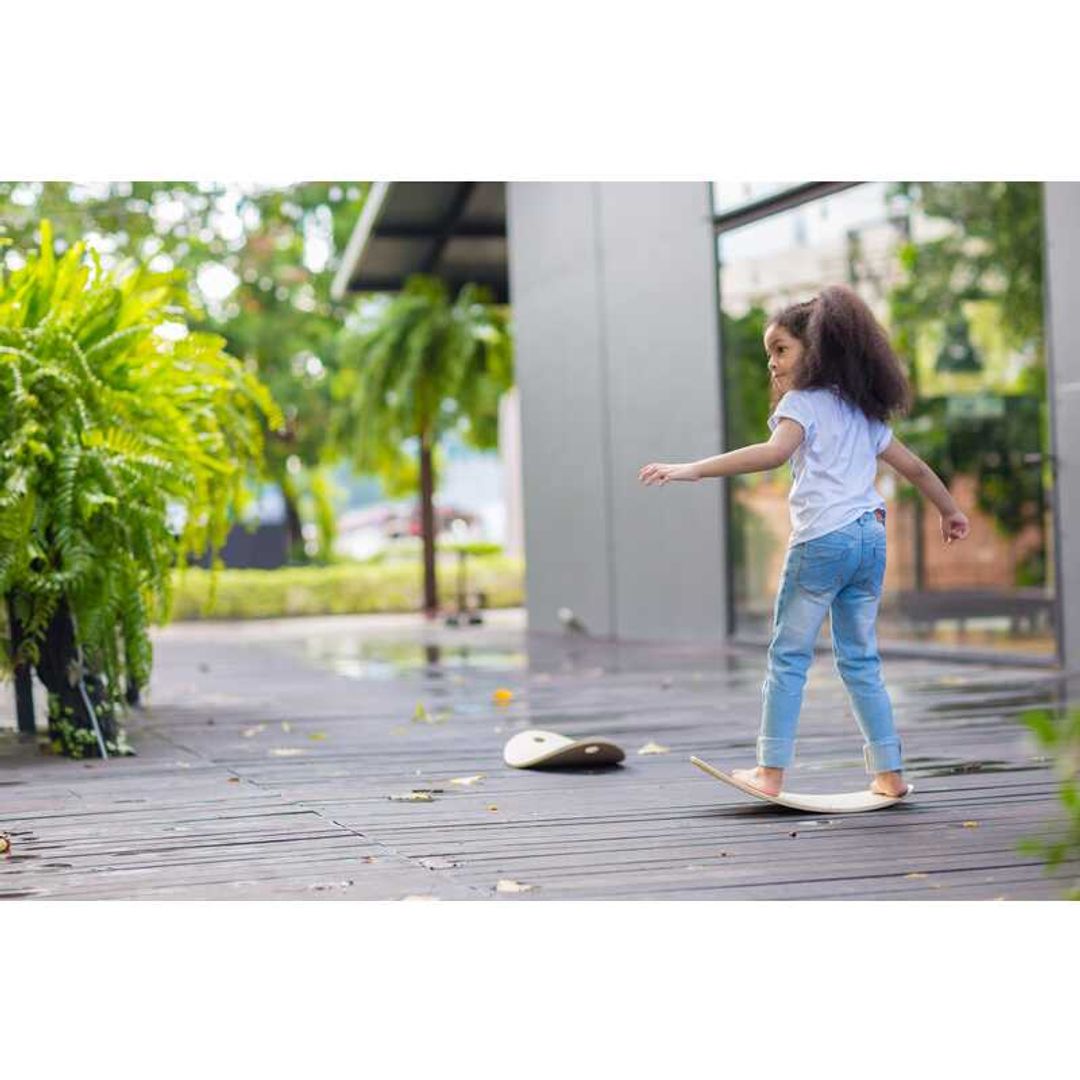 PlanToys Eco-Friendly Wooden Kids' Balance Board