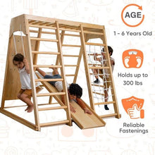 Load image into Gallery viewer, Avenlur Magnolia Eco-Friendly Wooden 7-in-1 Indoor Toddler Preschool Playset
