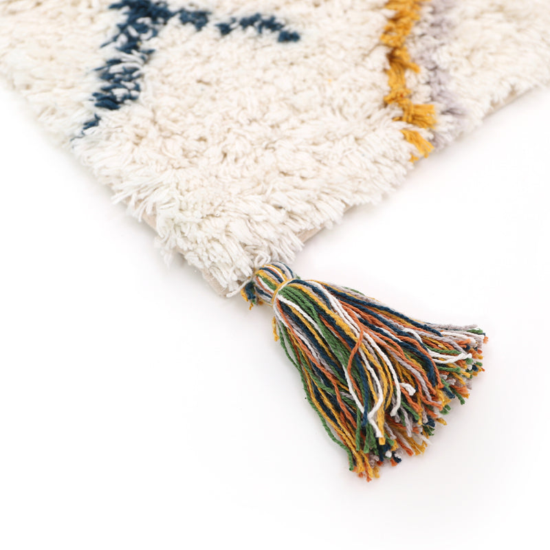 Trishna Berber-Style Long-Pile Cotton Kids' Rug, 3'3" × 5'3"