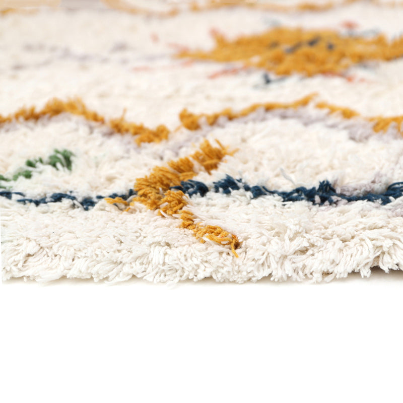 Trishna Berber-Style Long-Pile Cotton Kids' Rug, 3'3" × 5'3"