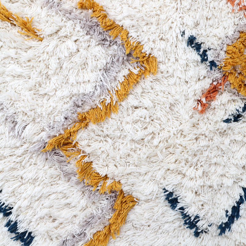 Trishna Berber-Style Long-Pile Cotton Kids' Rug, 3'3" × 5'3"