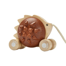 Load image into Gallery viewer, Pull-Along Hedgehog - Brown
