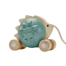 Load image into Gallery viewer, Pull-Along Hedgehog - Blue
