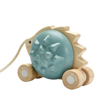 Load image into Gallery viewer, Pull-Along Hedgehog - Blue
