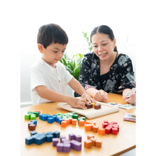 Load image into Gallery viewer, PlanToys Eco-Friendly Wooden 100 Counting Cubes - Unit Plus
