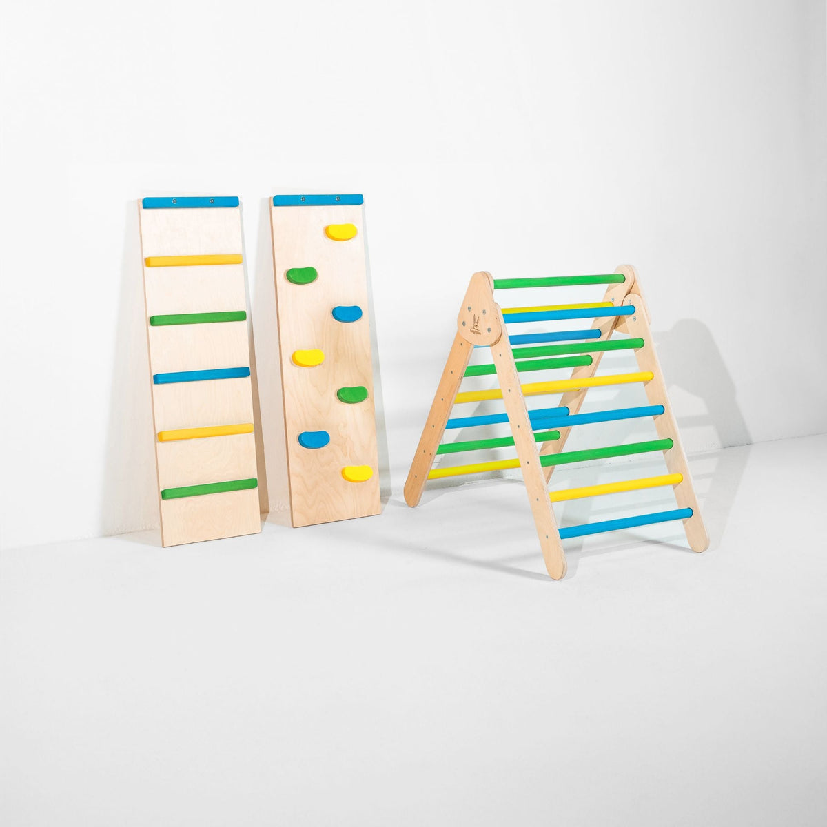 Bunny Hopkins Classic Climber Playset – Original Pikler Triangle with Reversible Ramp, Made in the USA