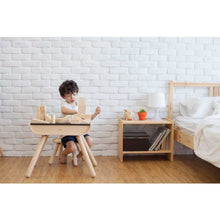 Load image into Gallery viewer, PlanToys 50 Unit Natural Wood Eco-Friendly STEM Building Blocks
