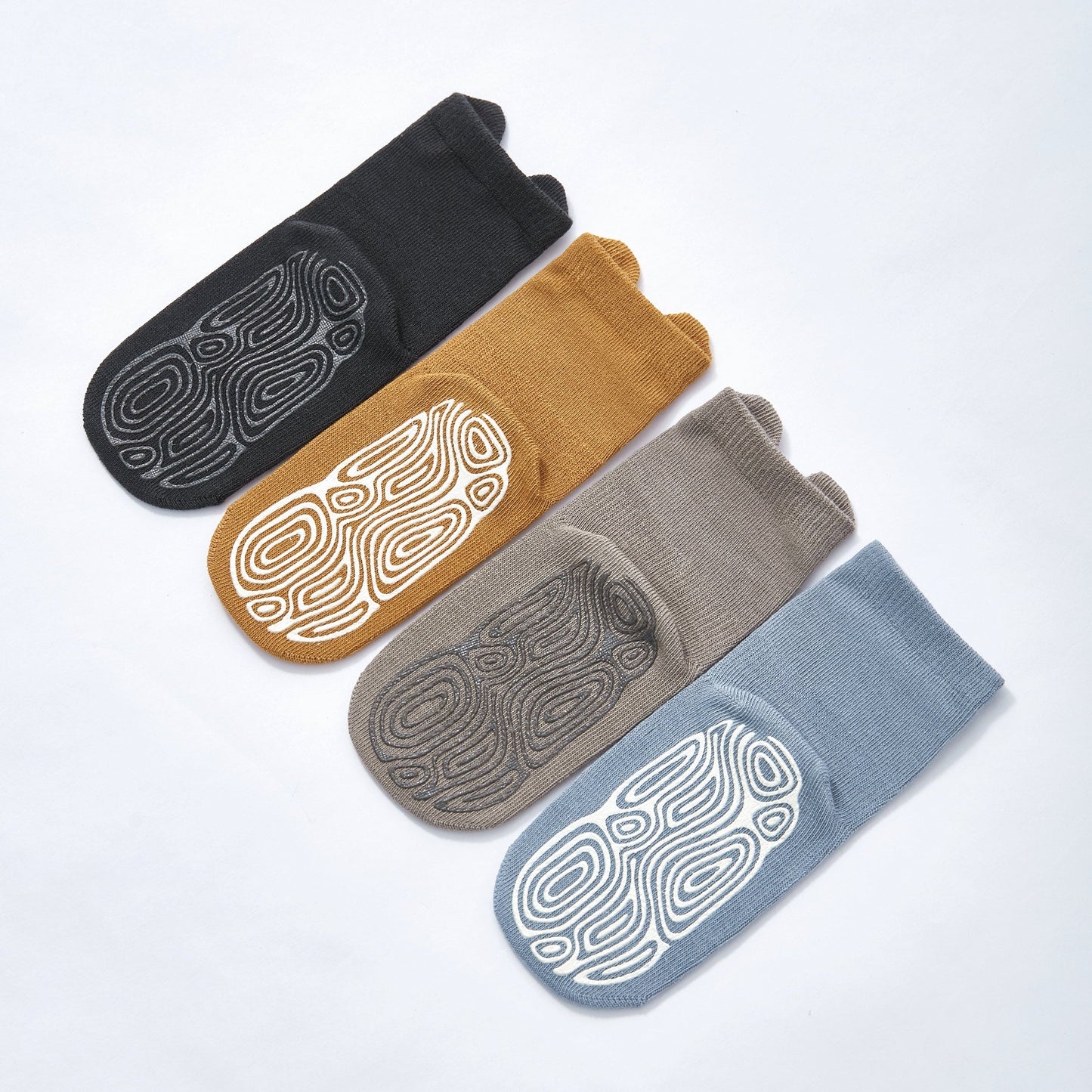 New- Critter Crew- Organic- 4 Pairs of Stay-On Baby & Toddler Non-Slip Socks