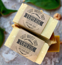 Load image into Gallery viewer, Turmeric Handmade Organic Soap
