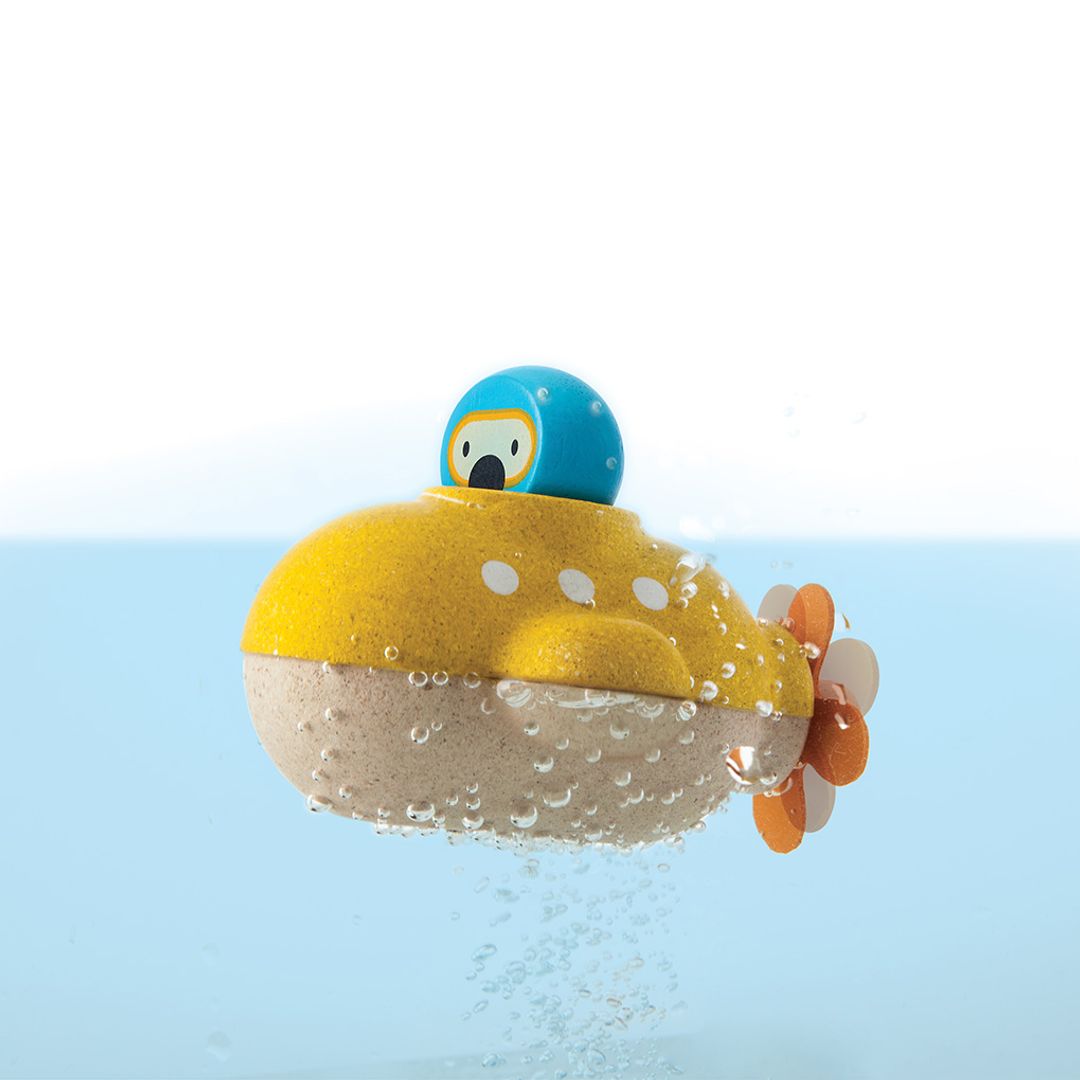 PlanToys Eco-Friendly Submarine Bath Water Toy