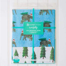Load image into Gallery viewer, Elephant Tree • Double-Sided Eco Wrapping Paper • Holiday Edition
