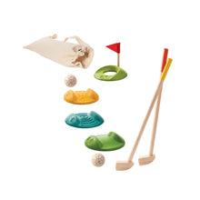 Load image into Gallery viewer, PlanToys Sustainable Mini Golf Yard Game - Full Set
