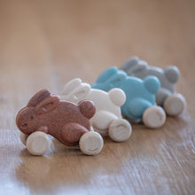 Load image into Gallery viewer, Push Along Bunny - Brown
