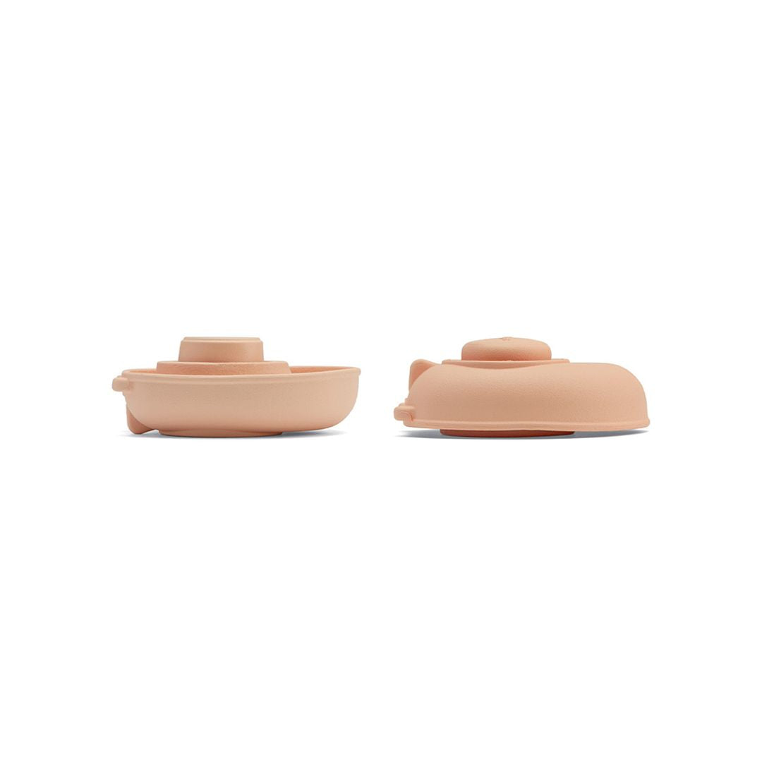 PlanToys Sustainable Rubber Convertible Boat - Pastel Orange