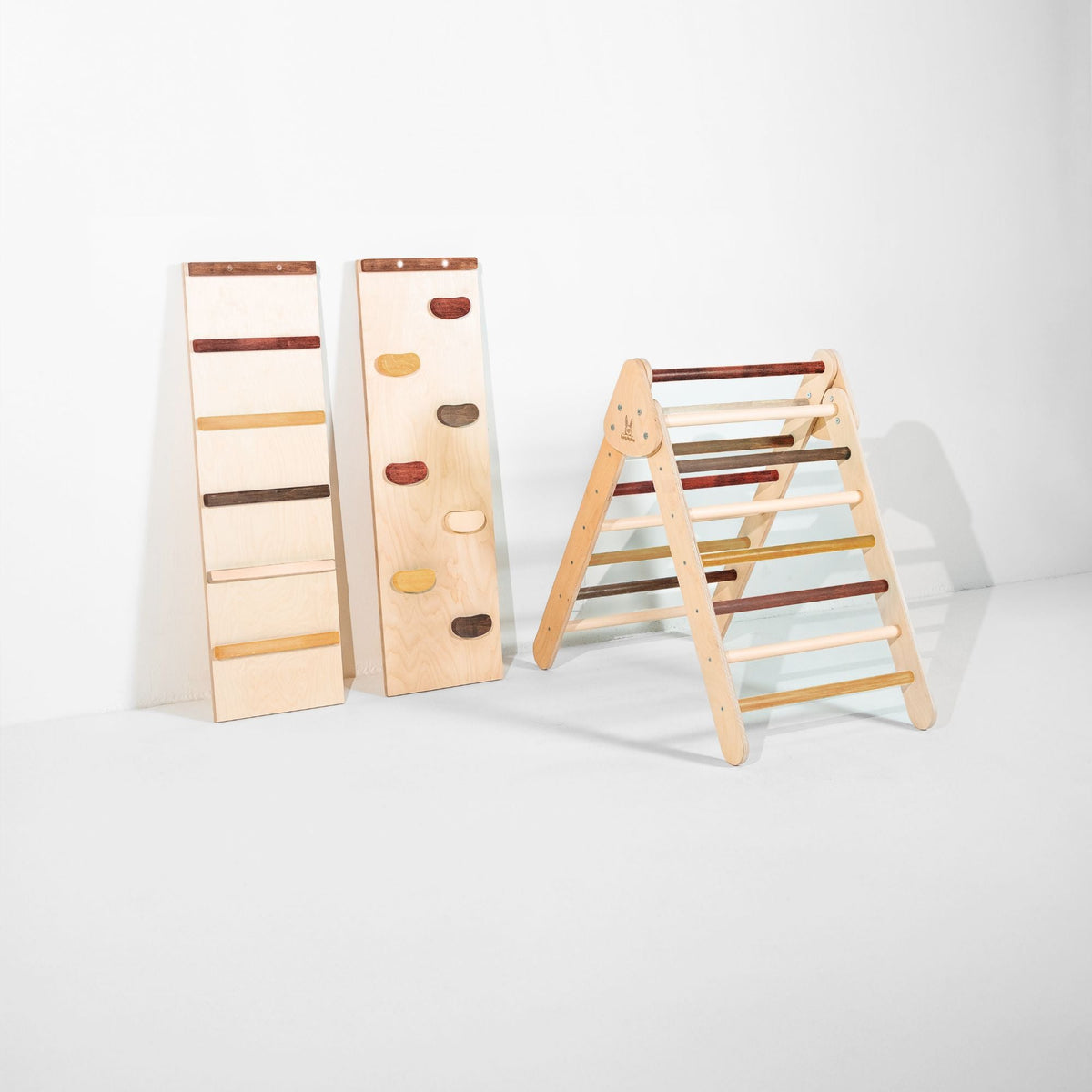 Bunny Hopkins Classic Climber Playset – Original Pikler Triangle with Reversible Ramp, Made in the USA