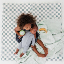 Load image into Gallery viewer, Checker Matcha Vegan Leather Mat
