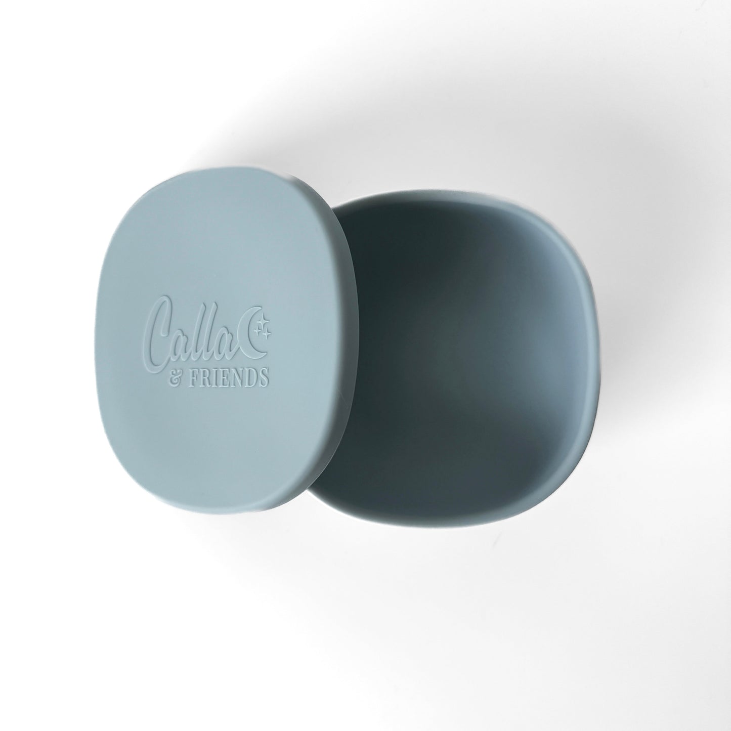 Calla and Friends Boston Bowl | 100% Food-Grade Silicone Suction Bowl with Lid | BPA-Free Toddler Bowl