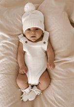Load image into Gallery viewer, Luna + Luca Novelty Knit Romper - White
