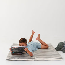 Load image into Gallery viewer, Bold Stripe Vegan Leather Mat
