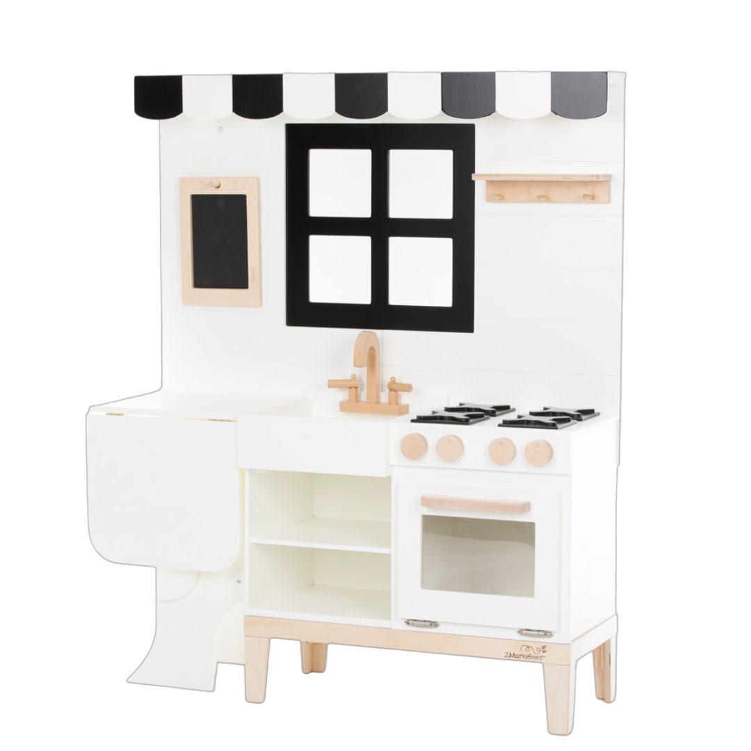 2mamabees Eco-Friendly Wooden Aviana Gourmet Play Kitchen