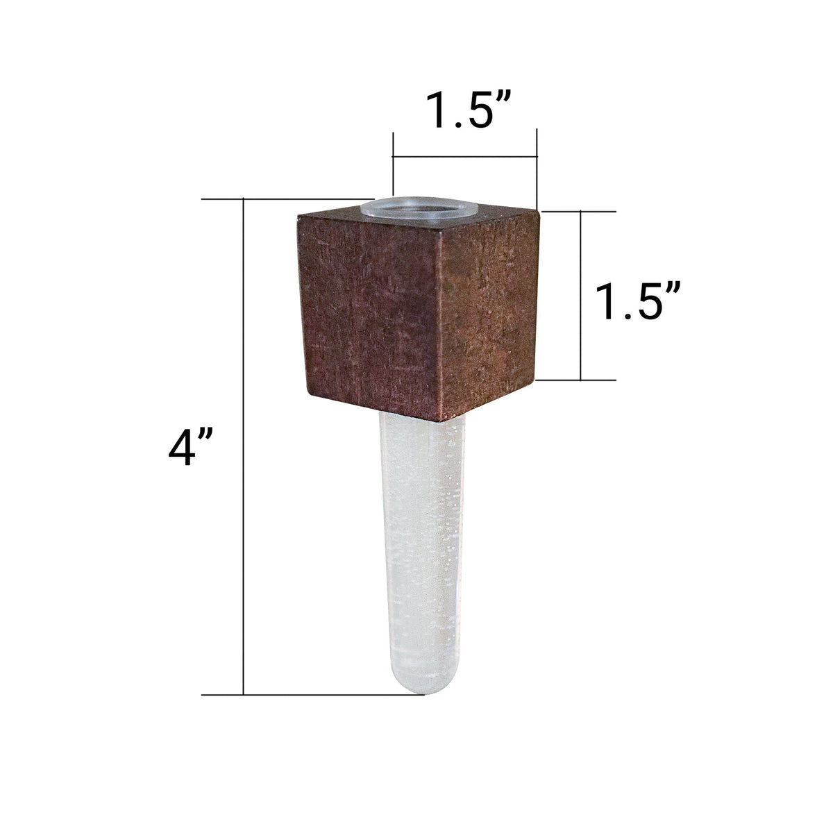 Kitsville Mini Vase Magnets – Beech & Walnut (Set of 2)