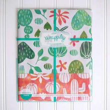 Load image into Gallery viewer, Watercolor Cactus • Double-Sided Eco Wrapping Paper • Everyday Edition
