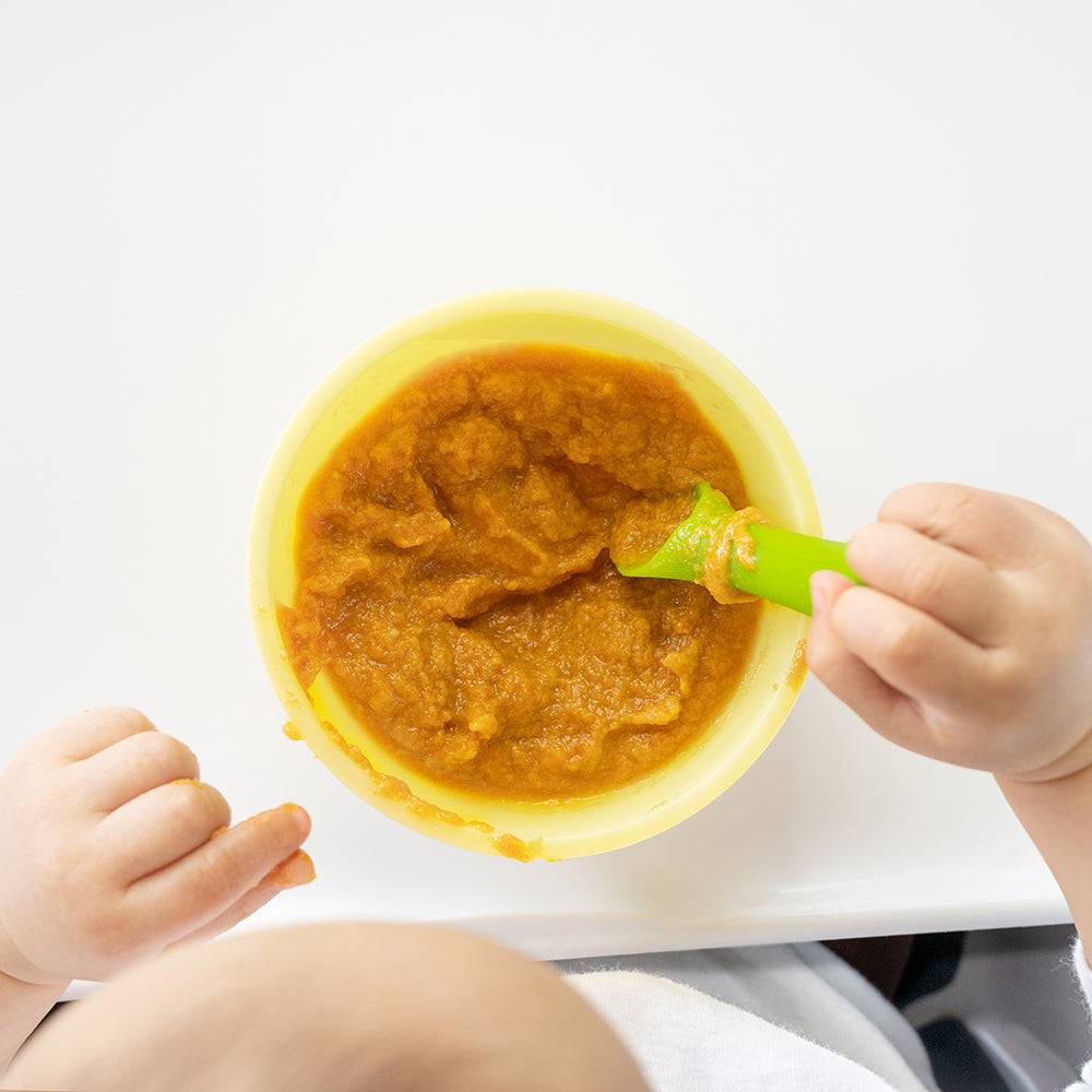 Olababy Silicone Suction Bowl with Lid for Babies, 6 Months+