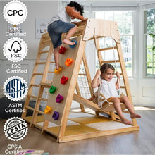 Load image into Gallery viewer, Avenlur Magnolia Eco-Friendly Wooden 7-in-1 Indoor Toddler Preschool Playset
